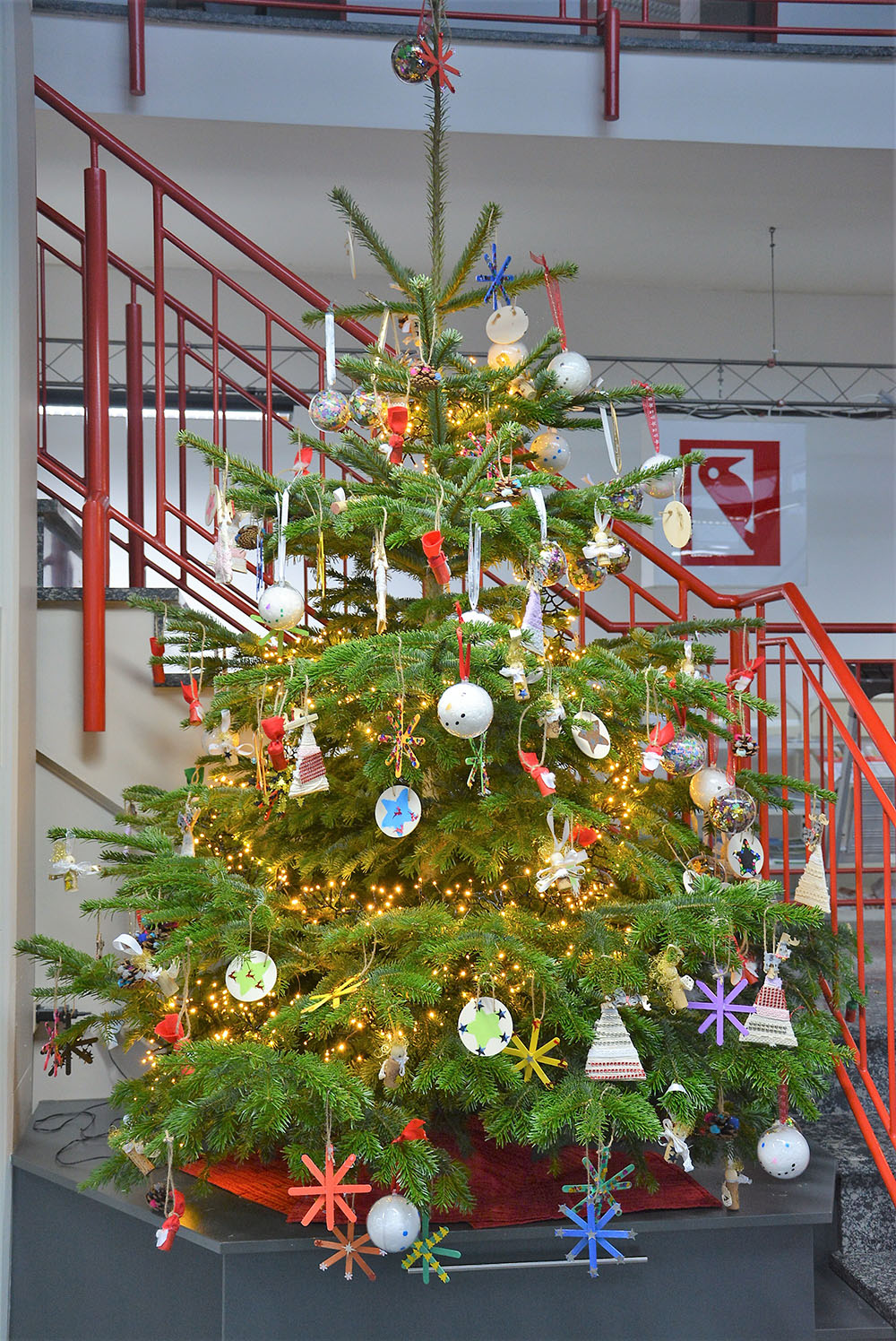 Weihnachtsbaum der Firma Specht