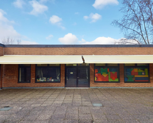 Markise in Bonner Kita installiert