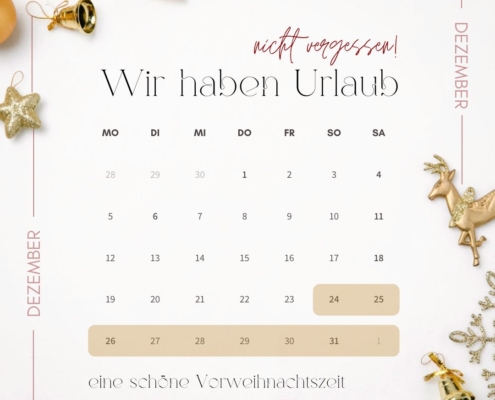 Betriebsferien