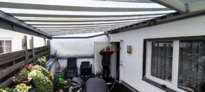 Mehr Komfort auf Knopfdruck – neue Kassettenmarkise für zufriedene Mieter