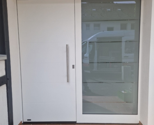 Neue Haustür, saubere Arbeit: Sorgfalt bis ins Detail